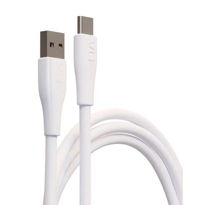 Дата-кабель VLP LITE Color Line USB-A to USB-C, 60W, 1 м Белый