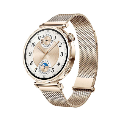 Часы HUAWEI Watch GT 5 Gold, 41 мм, цвет корпуса золотистый, цвет ремешка золотистый