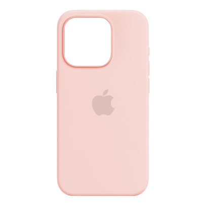 Чехол Silicone Case для Apple iPhone 15 Pro с MagSafe Light Pink, светло-розовый