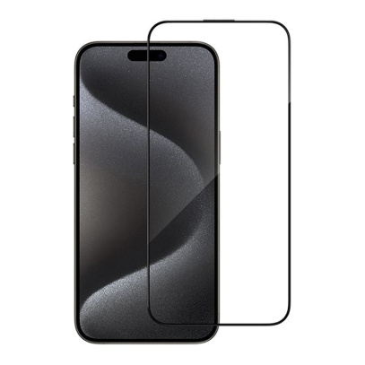 Защитное стекло для iPhone 15 Pro BLUEO Corning Gorilla USA Anti-Static +installer Черный