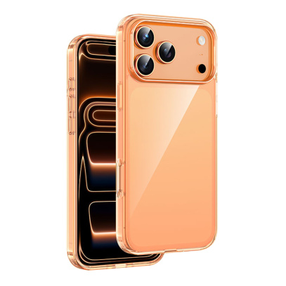 Чехол для iPhone 17 Pro Max KEEPHONE X-Crystal Slim Оранжевый