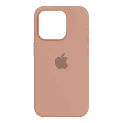 Чехол Silicone Case для Apple iPhone 15 Pro Бледно-розовый