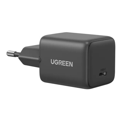 Зарядное устройство UGREEN X512 (55528) Mini 20Вт USB Type-C GaN Fast Charger EU Grey Серый