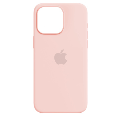 Чехол Silicone Case для Apple iPhone 15 Pro Max с MagSafe Light Pink, светло-розовый