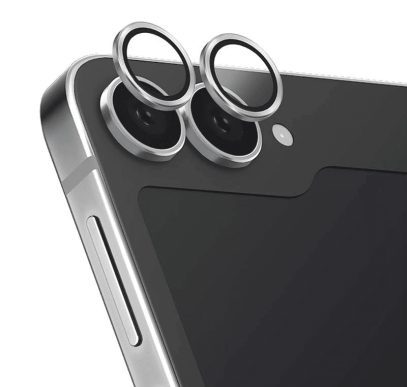 Защитное стекло для Galaxy Z Flip6, BlueO Camera lens Armor metal 2 шт. Серое