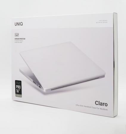 Чехол для Macbook Pro 16 (2021) UNIQ HUSK Pro Claro (MP16(2021)-CLAROMCLR) Прозрачный Чехол для Macbook Pro 16 (2021) UNIQ HUSK Pro Claro (MP16(2021)-CLAROMCLR) Прозрачный