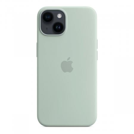 Чехол Silicone Case MagSafe для Apple iPhone 14 Зеленый