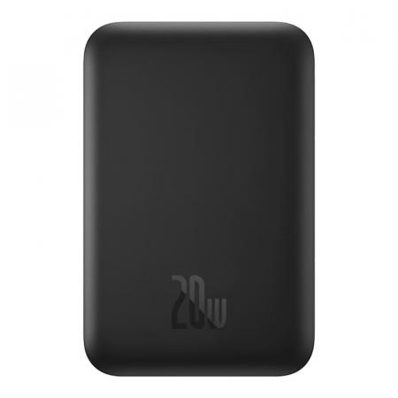 Внешний аккумулятор Baseus Magnetic Wireless Charging Power Bank 6000mAh 20W с MagSafe PPCXW06 (PPCX020001) Черный Внешний аккумулятор Baseus Magnetic Wireless Charging Power Bank 6000mAh 20W с MagSafe PPCXW06 (PPCX020001) Черный