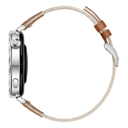 Часы HUAWEI Watch GT 5 Silver, 41 мм, цвет корпуса серебряный, цвет ремешка бежевый