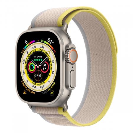 Ремешок для Apple Watch 42/44/45/49 mm WiWU Trail Loop Watch Band Жёлтый/Бежевый