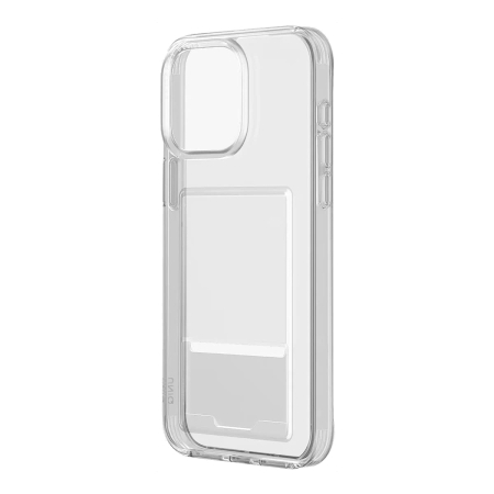 Чехол для iPhone 15 Pro UNIQ Air Fender ID с cardslot (IP6.1P(2023)-AFIDTRAN) Прозрачный