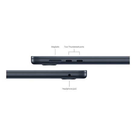Apple MacBook Air 15" (M3, 8C CPU, 10C GPU, 2024) 16/256Gb SSD (MC9G4) Midnight, «тёмная ночь» Apple MacBook Air 15" (M3, 8C CPU, 10C GPU, 2024) 16/256Gb SSD (MC9G4) Midnight, «тёмная ночь»