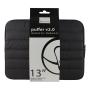Чехол для Macbook Air/Pro 13 (18/20) Bustha Puffer Sleeve Nylo/Leather (BST755249) Asphalt Чехол для Macbook Air/Pro 13 (18/20) Bustha Puffer Sleeve Nylo/Leather (BST755249) Asphalt