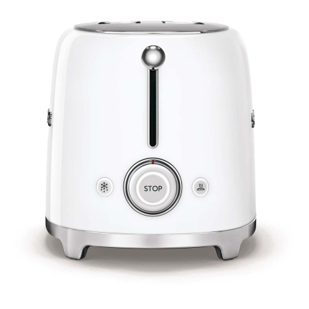 Тостер на 4 ломтика SMEG 50s style (TSF02WHEU) Белый