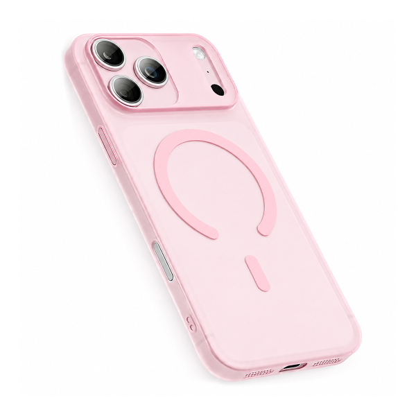 Чехол для iPhone 17 Pro с MagSafe Gurdini Slim Series Pink, розовый