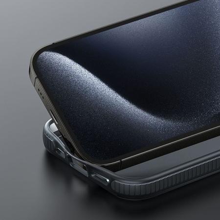 Чехол hoco. DROP PROOF Magnetic Smartphone Case для Apple iPhone 15 Pro Прозрачный черный Чехол hoco. DROP PROOF Magnetic Smartphone Case для Apple iPhone 15 Pro Прозрачный черный