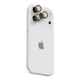 Защитное стекло для камеры iPhone 17 Pro/17 Pro Max uBear Extreme Metal Lens Shield Оранжевое