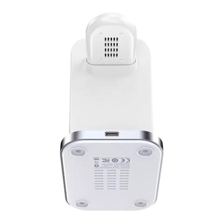 Беспроводное зарядное устройство AceFast Wireless Charger Desktop Holder 3в1 (E15) White, белый