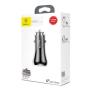 Автомобильное зарядное устройство Baseus 2 USB Quick Charge 18W Gentry Series Черный