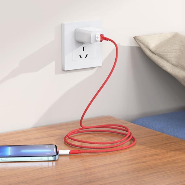 Кабель hoco. Fast charging data cable разъем USB – Lightning, 1 м (X70) Белый