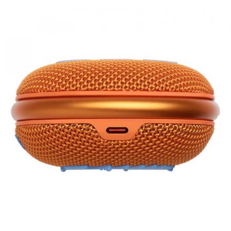 Портативная колонка JBL Clip 4 Orange, оранжевый