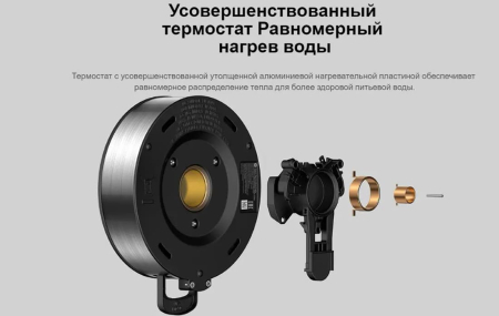 Чайник электрический Xiaomi Electric Glass Kettle стеклянный (MJDSH05FD) Gray, серый