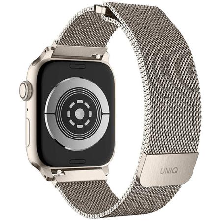 Ремешок для Apple Watch 41/40/38 mm UNIQ Dante Strap Mesh Steel (41MM-DANSLGT) Starlight