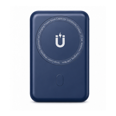 Внешний аккумулятор WiWU 10000mAh Power Bank Snap (Cube-SC) Голубой