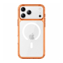 Чехол для iPhone 17 Pro с Magsafe Gurdini Alba Series Protective with Orange, оранжевый
