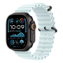 Apple Watch Ultra 2 (2024), 49 мм корпус из титана цвета «Black», ремешок Ocean Band цвета «Ice Blue» Apple Watch Ultra 2 (2024), 49 мм корпус из титана цвета «Black», ремешок Ocean Band цвета «Ice Blue»