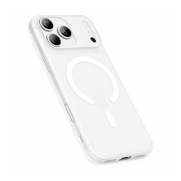 Чехол для iPhone 17 Pro Max с MagSafe Gurdini Slim Series White, белый