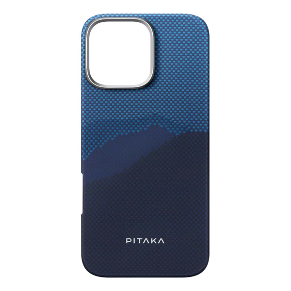 Арамидный чехол для iPhone 16 Pro Max с MagSafe Pitaka StarPeak Tactile Woven Case (KI1602POTH)
