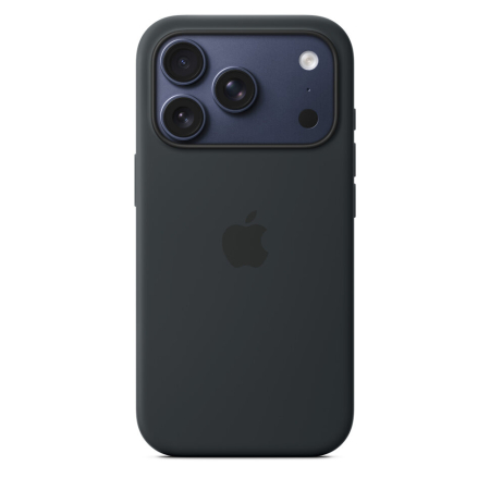 Чехол для iPhone 17 Pro Silicone Case Black, чёрный