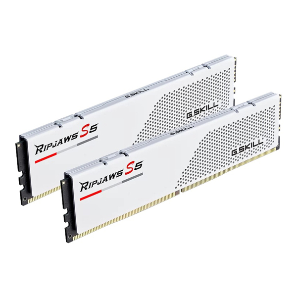 Оперативная память G.SKILL Ripjaws S5 (F5 5200J4040A48GX2 RS5W) DDR5 96GB 5200MHz CL40 UDIMM 2x48GB RGB White