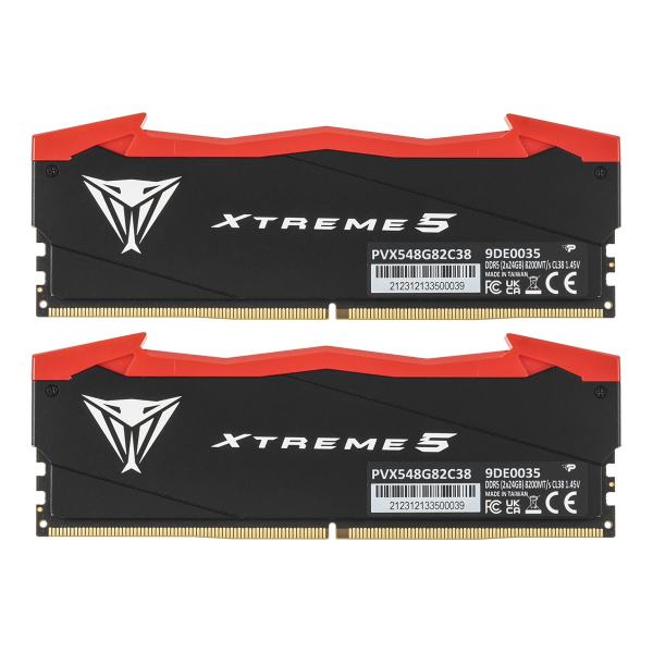 Оперативная память Patriot (PVX548G82C38K) DDR5 48GB 7600MHz CL38 DIMM 2x48
