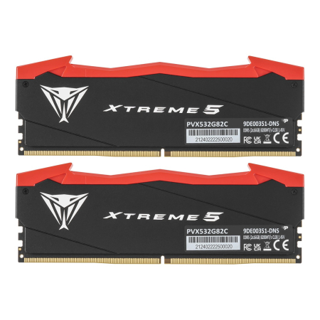 Оперативная память Patriot (PVX532G82C38K) DDR5 32GB 8200MHz CL38 DIMM 2x32