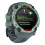 Часы Garmin INSTINCT 3 AMOLED 50мм Neo Tropic, зеленый с серым ремешком