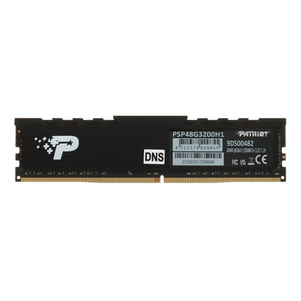 Оперативная память Patriot (PSP48G3200H1) DDR4 8GB 3200MHz CL22 UDIMM 1x8GB