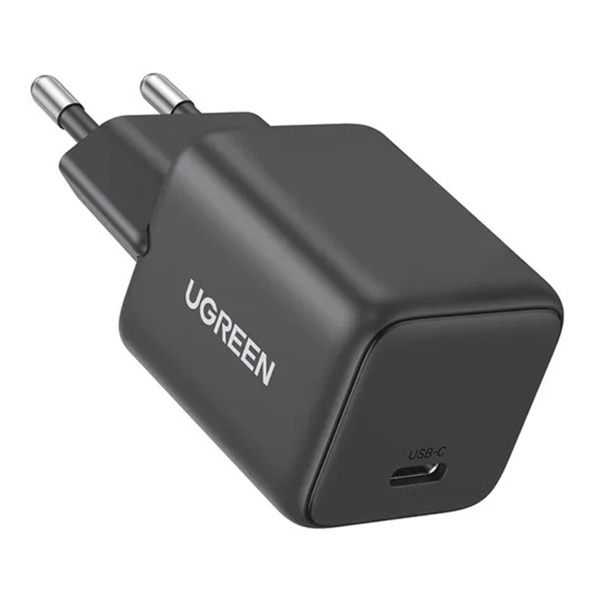 Зарядное устройство UGREEN X512 (55528) Mini 20Вт USB Type-C GaN Fast Charger EU Grey Серый