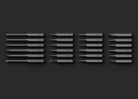 Аккумуляторная отвертка Xiaomi Mijia Electric Screwdriver 24в1 (MJDDLSD003QW) Чёрный