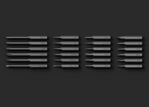 Аккумуляторная отвертка Xiaomi Mijia Electric Screwdriver 24в1 (MJDDLSD003QW) Чёрный