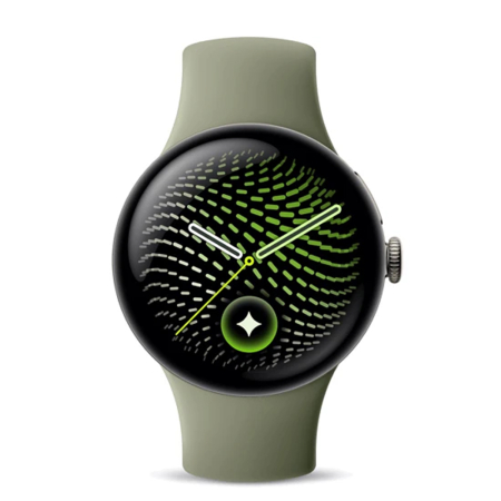 Часы Pixel Watch 5, 45 мм, Wi-Fi, Satin Pyrite/Olive, бронзовый