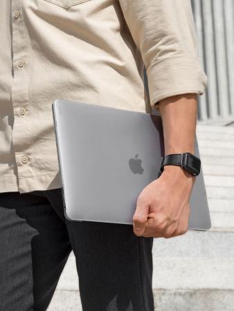 Чехол для Macbook Pro 14 (2021) UNIQ HUSK Pro Claro (MP14(2021)-CLAROMCLR) Прозрачный Чехол для Macbook Pro 14 (2021) UNIQ HUSK Pro Claro (MP14(2021)-CLAROMCLR) Прозрачный