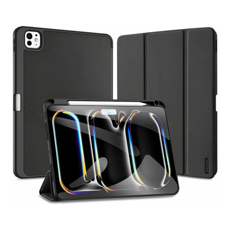 Чехол книжка для iPad Pro 11" M4 Dux Ducis Domo Series Black, чёрный