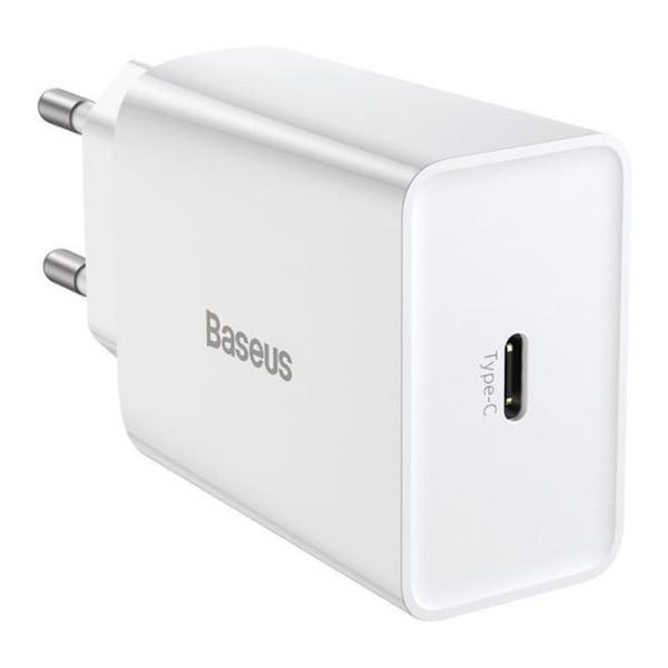 Зарядное устройство Baseus Speed Mini QC Quick Charger USB Type-C 20Вт CCFS-SN02 (TC-012PD20-x) Белый