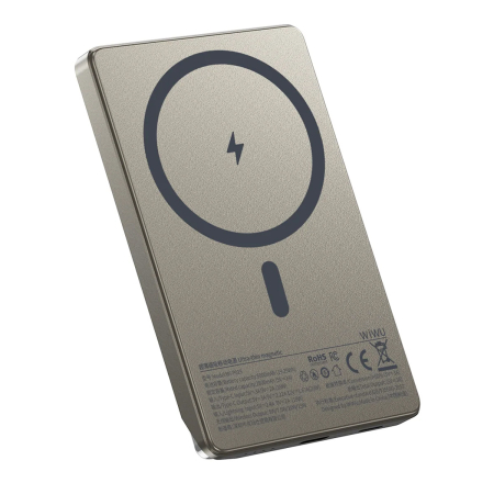 Внешний аккумулятор WiWU 5000mAh Power Bank (Wi-P019) Золотой