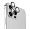 Защитное стекло для камеры iPhone 15 Pro WiWU PVD Dual Color Camera Lens Guard Anti-Scratch (LG-004) Silver, серебро