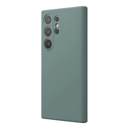 Чехол Silicone Cover для Samsung Galaxy S24 Ultra Тёмно-зелёный