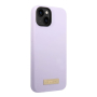 Чехол Guess для iPhone 14 с Magsafe CG Mobile Liquid silicone Plate metal logo Hard (GUHMP14SSBPLU) Сиреневый Чехол Guess для iPhone 14 с Magsafe CG Mobile Liquid silicone Plate metal logo Hard (GUHMP14SSBPLU) Сиреневый